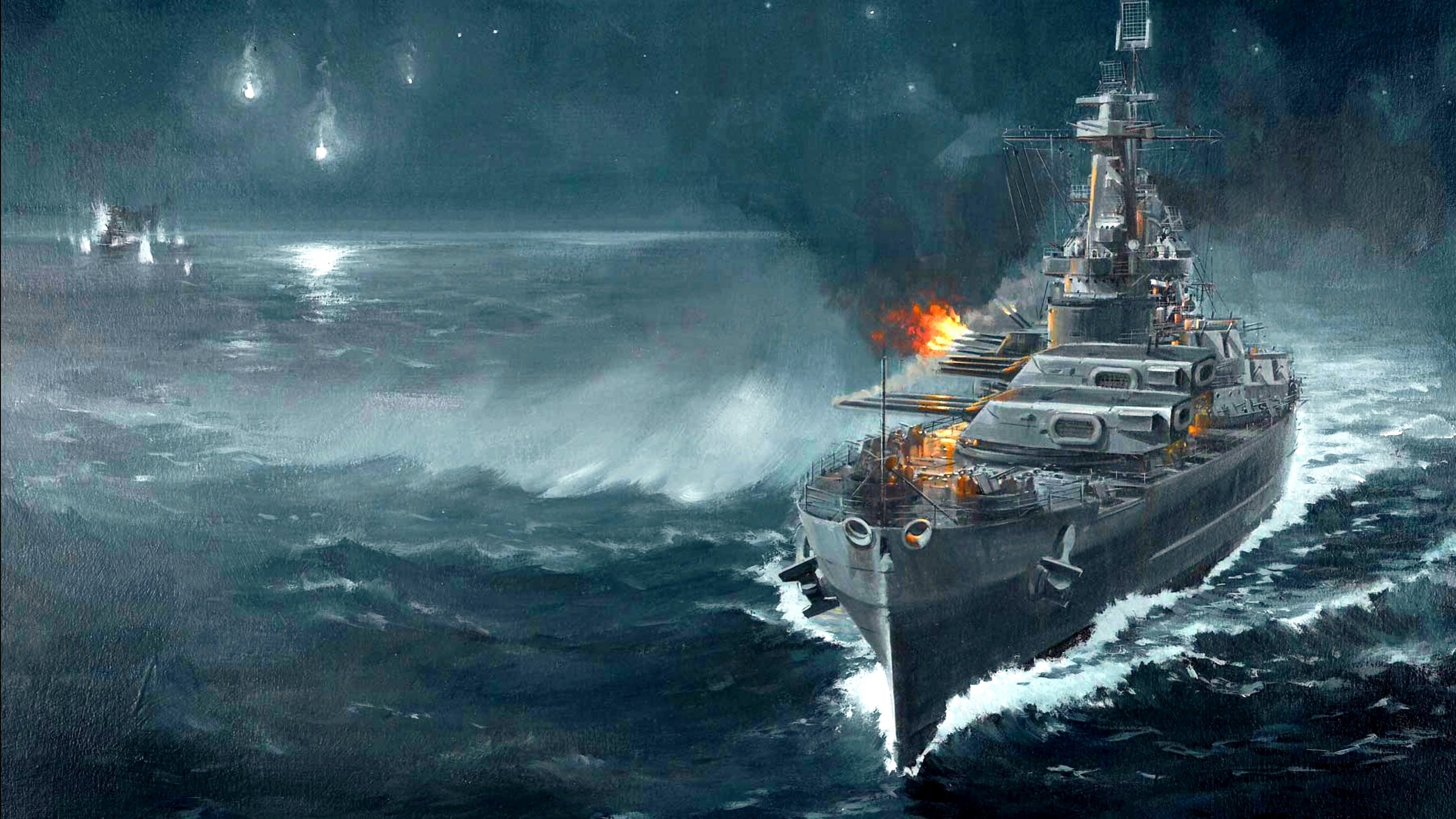 Image de bataille navale